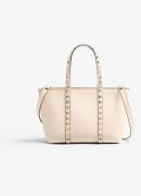 Valentino Garavani Rockstud Mini shopper van kalfsleer met studs