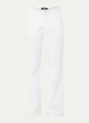 Claudia Sträter Mid waist flared fit broek van katoen