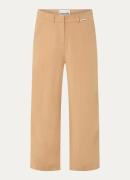 ARMEDANGELS Carunus high waist loose fit cropped pantalon in linnenble...