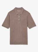 Reiss Nelson slim fit polo met borstzak