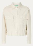 Benetton Jack in lyocellblend met klepzakken