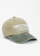 Obey Pigment pet met logoborduring