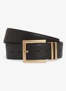 Reiss Bromptom riem van leer