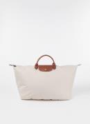 Longchamp Le Pliage Original reistas XL met leren details