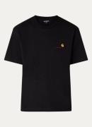 Carhartt WIP T-shirt van biologisch katoen met logoborduring