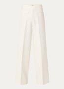 Sandro High waist wide fit pantalon met strass