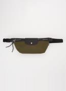 Longchamp Le Pliage Energy heuptas M met leren details