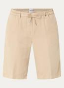 BRAX Maine high waist straight fit korte broek van lyocell