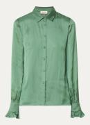 Zadig&Voltaire Thely blouse van satijn met ruches