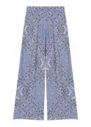 Maje Mid waist regular fit broek met print