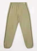 Mini Rodini Tapered fit joggingbroek van biologisch katoen