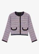 Maje Jack met tweed-look