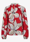 Studio Anneloes Lesia tuniek met bloemenprint en strikkraag