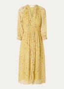 ba&sh Karla midi blousejurk met print