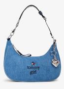 Tommy Hilfiger Handtas van denim met logoborduring