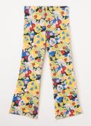 Mini Rodini Flowers flared legging met print