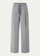 SAMSØE SAMSØE Sarila mid waist wide fit broek met persplooi