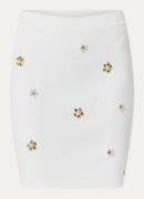 NIKKIE Kara mini rok met kralendecoratie