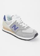 New Balance 574 sneaker met suède details