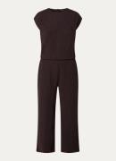 OPUS Melti wide fit jumpsuit met steekzakken