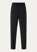 Armani Straight fit broek met trekkoord en steekzakken