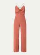ba&sh Fifia loose fit jumpsuit met gedrapeerd detail