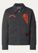 ICECREAM Cone gewatteerd jack met logo- en backprint