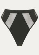 Bluebella Orla high waisted tanga met mesh