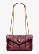 Saint Laurent Toy Puffer schoudertas van kalfsleer
