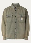 Carhartt WIP Tigan overshirt van denim met gekleurde wassing