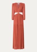 ba&sh Marry maxi tuniekjurk met cut-out detail en lurex