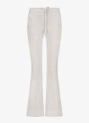 Studio Anneloes Flair high waist flared fit broek met trekkoord