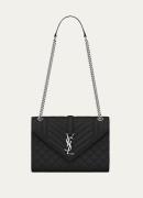 Saint Laurent Envelope Medium schoudertas van kalfsleer