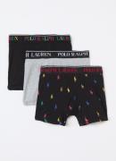 Ralph Lauren Boxershorts met logoband in 3-pack