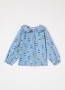 BOBO CHOSES Game Pawns blouse van chambray