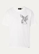 Represent T-shirt met logo- en backprint