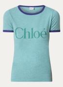 Chloé T-shirt met logoprint