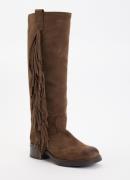 Steve Madden Banner laars van suède met franjes