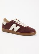 Hogan Cool sneaker van suède met logo