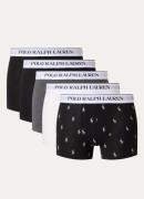 Ralph Lauren Boxershorts met logoband in 5-pack