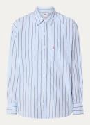 Levi's Blouse met streepprint en borstzak