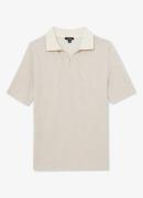 Reiss Hall regular fit polo met gestreept dessin