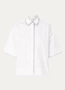Selected Fia blouse met borduring