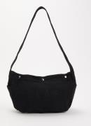 OLAF Newspaper crossbodytas van canvas met logo