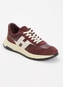 Hogan Hyperlight sneaker van leer met suède details