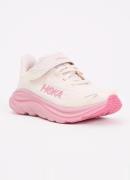 HOKA Clifton 10 sneaker met gebreid bovenwerk en logo