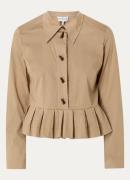 MUNTHE Lustona blouse met volant