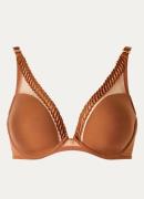 Aubade Sheer Emotion voorgevormde beugel bh met overlay van mesh