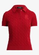 Ralph Lauren Kabelgebreide polo met logoborduring