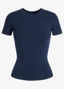 SKIMS T-shirt van jersey met ribstructuur